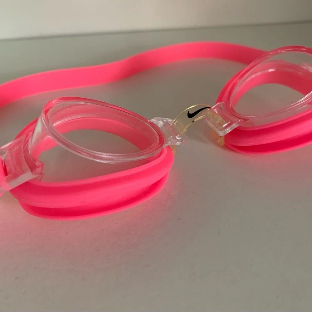 Hold Y2k Nike  neon pink clear goggles